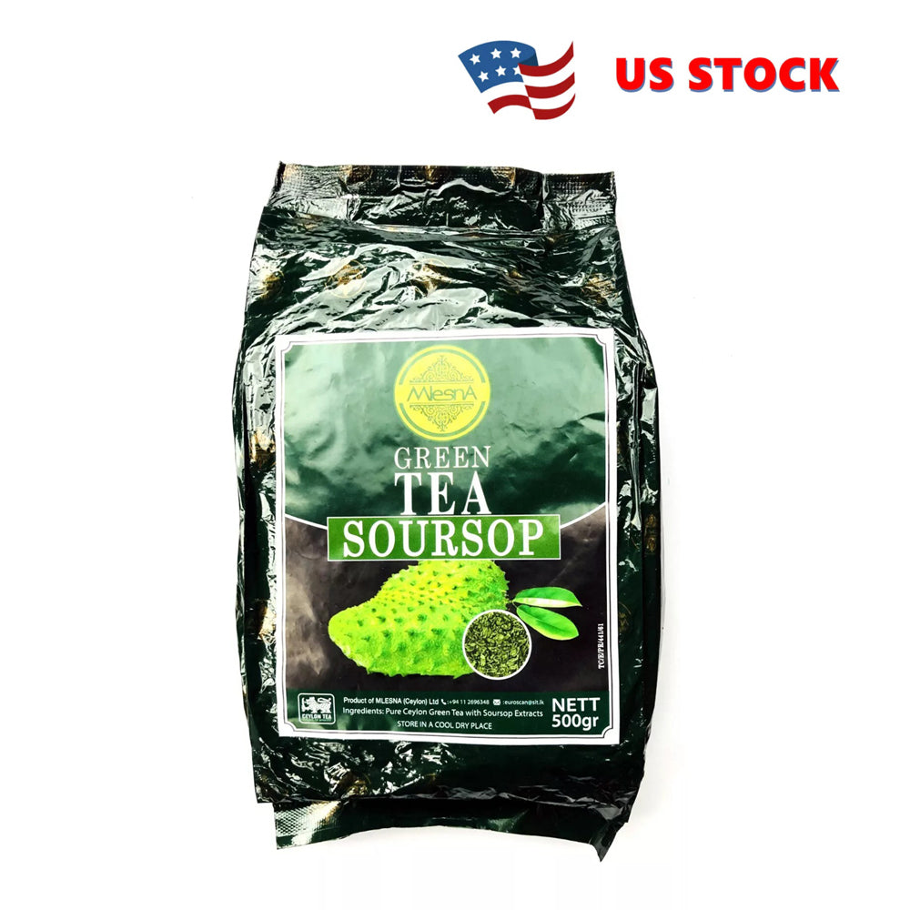 Flavored Soursop Mlesna Green Tea - 500g (17.63oz) FREE Shipping